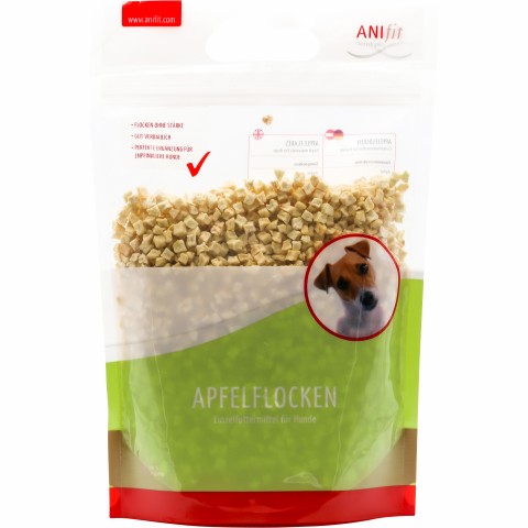 Hund B.A.R.F. Flocken Hundefutter Apfelflocke 400g 1 Stück -1- Anifit